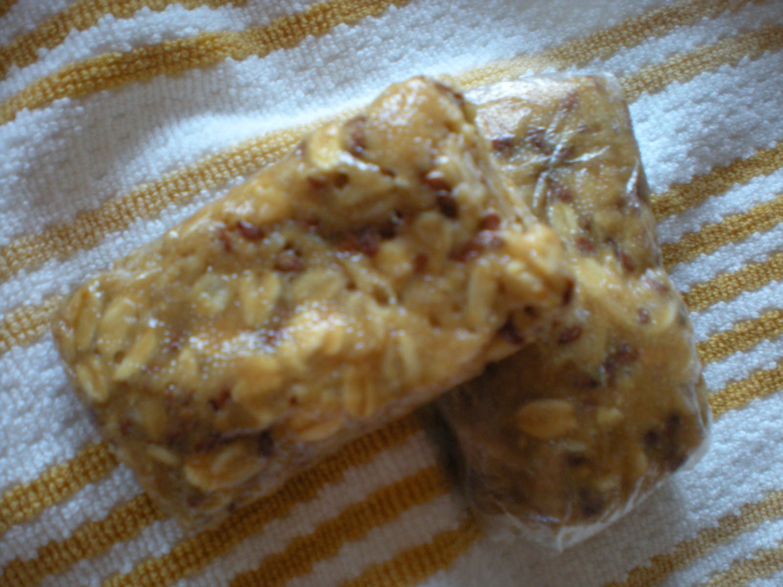 Natural Homemade Living Peanut Butter Energy Bars